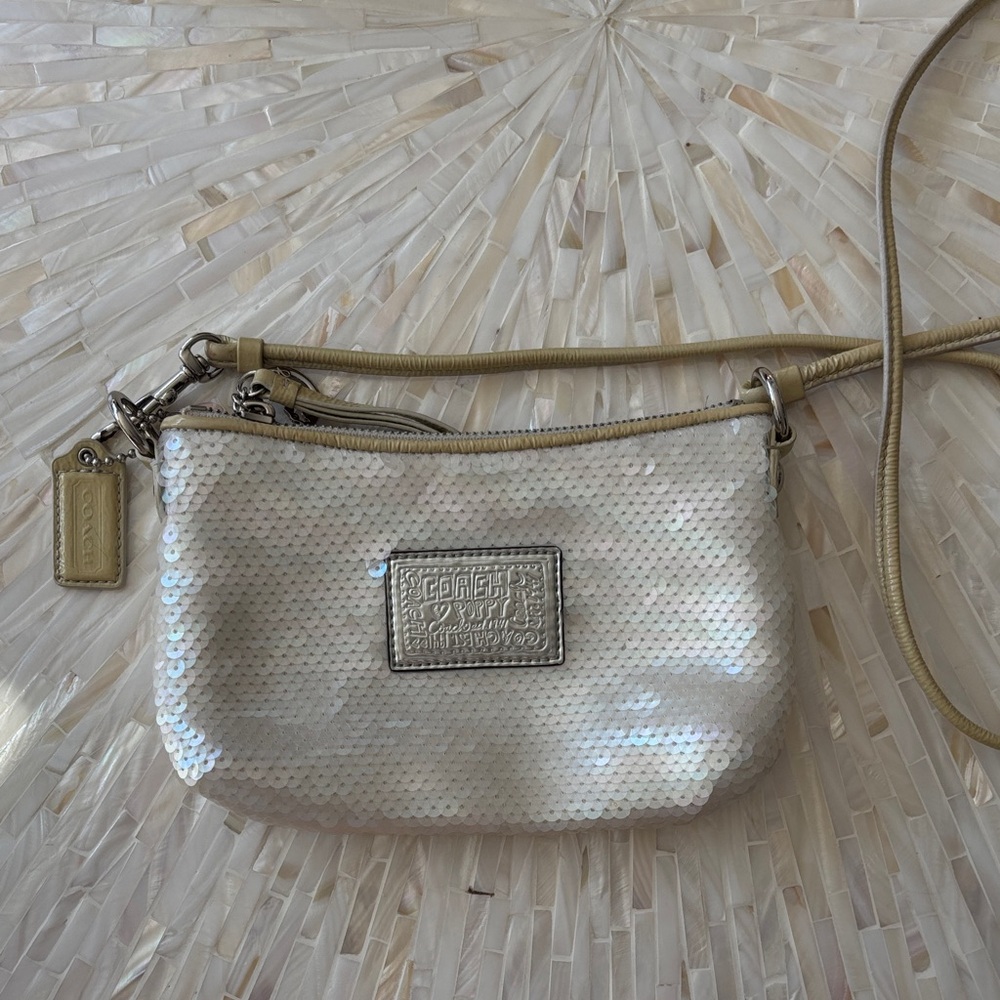 Coach crossbody Y2K sequin bag